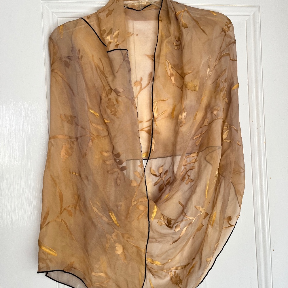 Not available: Silk scarf wrap